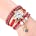 Luxury Bracelet Flower Gemstone Wristwatch
